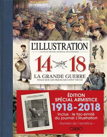 Couverture du livre « L'illustration ; 14-18 » de  aux éditions Michel Lafon