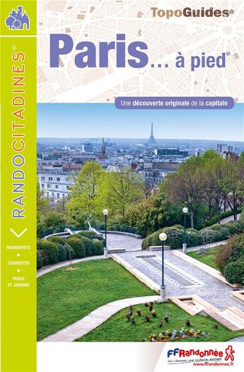 Couverture du livre « Topo-guides ; randocitadines ; Paris à pied : V175 » de  aux éditions Ffrp