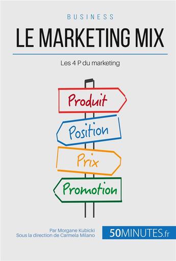 Couverture du livre « Le marketing mix et les 4 P du marketing ; comment déterminer une stratégie de prix ? » de Morgane Kubicki aux éditions 50minutes.fr