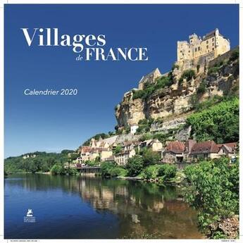 Couverture du livre « Calendrier villages de France (édition 2020) » de  aux éditions Place Des Victoires