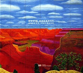 Couverture du livre « David Hockney : espace / paysage » de Didier Ottinger aux éditions Centre Pompidou