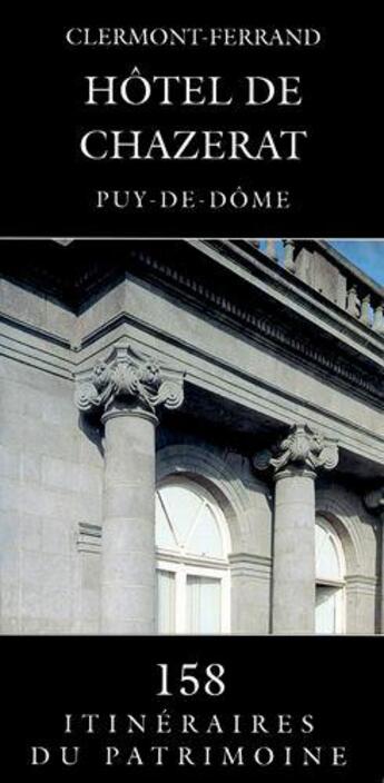 Couverture du livre « Hotel de chazerat n 158 » de  aux éditions Lieux Dits