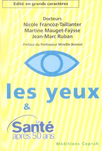 Couverture du livre « Les yeux et la santé après 50 ans » de  aux éditions Coprah