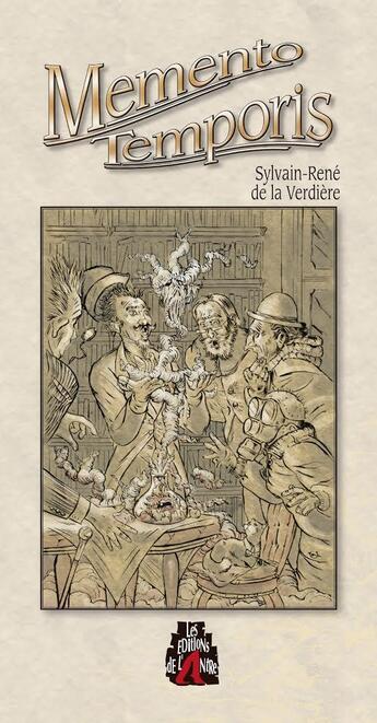 Couverture du livre « Memento temporis » de Sylvain-Rene De La Verdiere aux éditions Les Editions De L'antre