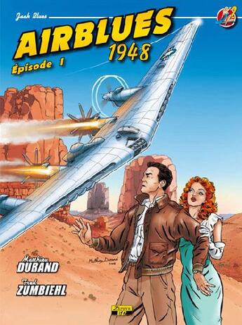 Couverture du livre « Airblues t.2 ; 1948 ; épisode 1 » de Mathieu Durand et Frederic Zumbiehl aux éditions Zephyr