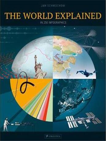 Couverture du livre « The world explained in 250 infographics » de Schwochow Jan aux éditions Prestel