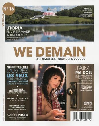 Couverture du livre « WE DEMAIN t.16 » de We Demain aux éditions We Demain