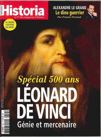 Couverture du livre « Historia mensuel n 865 leonard de vinci - janvier 2019 » de  aux éditions L'histoire