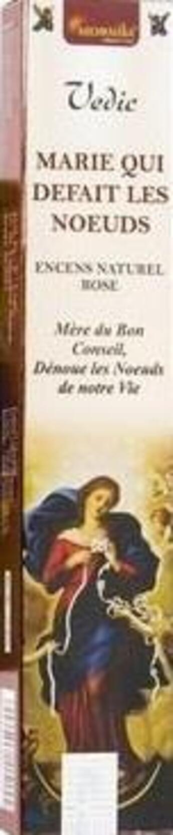 Couverture du livre « Encens Marie qui defait les noeuds » de La Bonne Nouvelle aux éditions La Bonne Nouvelle