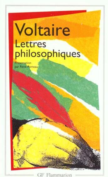 Couverture du livre « Lettres philosophiques - derniers ecrits sur dieu » de Voltaire aux éditions Flammarion