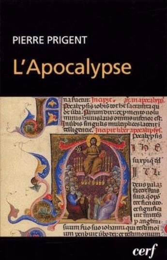 Couverture du livre « L'apocalypse » de Pierre Prigent aux éditions Cerf