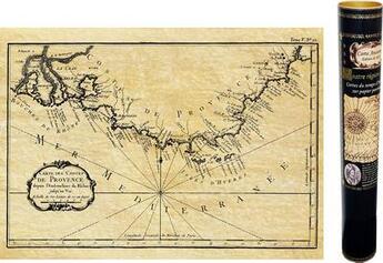 Couverture du livre « Provence carte marine en 1764 » de  aux éditions Antica