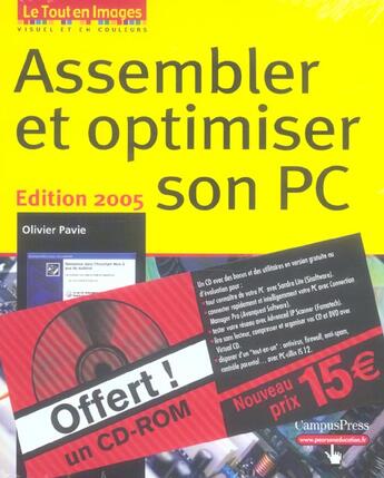 Couverture du livre « Assembler Optimiser Son Pc » de Olivier Pavie aux éditions Campuspress