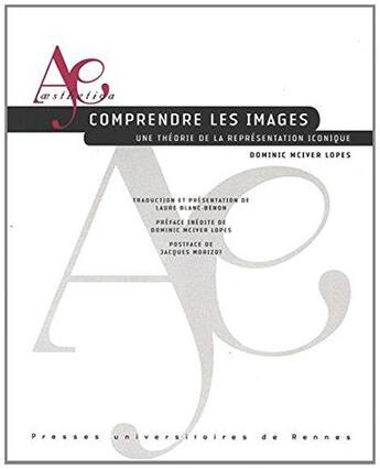 Couverture du livre « Comprendre les images ; une théorie de la représentation iconique » de Dominic Mclver Lopes aux éditions Pu De Rennes