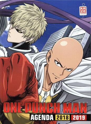 Couverture du livre « One-Punch Man ; agenda scolaire (édition 2018/2019) » de  aux éditions Kaze