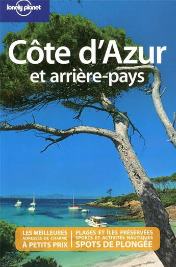 Couverture du livre « Côte d'Azur et arrière-pays » de  aux éditions Lonely Planet France