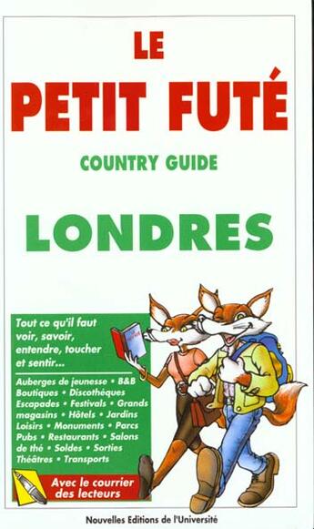 Couverture du livre « Londres 1997, le petit fute (edition 4) » de Collectif Petit Fute aux éditions Le Petit Fute