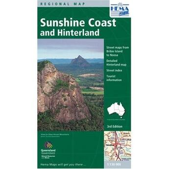 Couverture du livre « Sunshine coast and Hinterland » de  aux éditions Hema