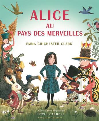 Couverture du livre « Alice au pays des merveilles » de Emma Chichester Clark aux éditions Gallimard-jeunesse