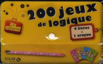 Couverture du livre « Valisette jeux de logique » de  aux éditions Solar