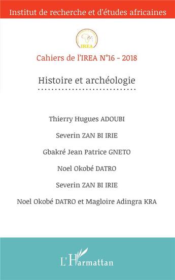 Couverture du livre « Cahiers de l'IREA Tome 16 » de Cahiers De L'Irea aux éditions L'harmattan