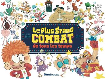 Couverture du livre « Le plus grand combat de tous les temps » de Olivier Dupin et Sess Boudebesse aux éditions Glenat Jeunesse