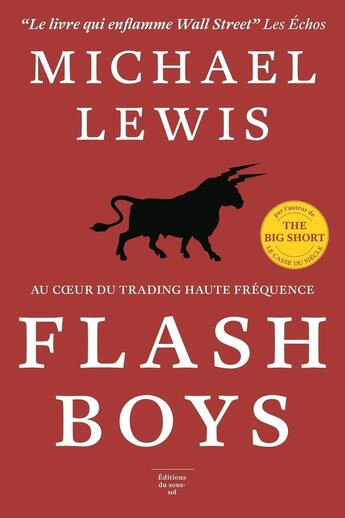 Couverture du livre « Flash boys » de Michael Lewis aux éditions Editions Du Sous Sol