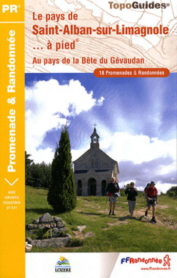 Couverture du livre « Pays de Saint Alban sur Limagnole à pied ; - 48 - pr - p489 » de  aux éditions Ffrp