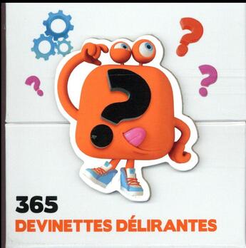 Couverture du livre « Mini calendrier ; 365 devinettes délirantes » de  aux éditions Play Bac