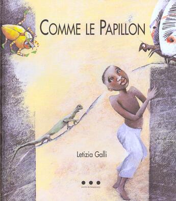 Couverture du livre « Comme le papillon » de Letizia Galli aux éditions Points De Suspension