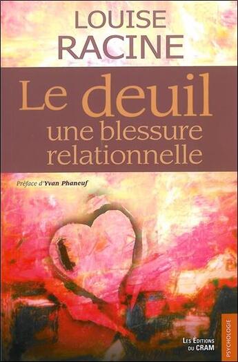 Couverture du livre « Le deuil, une blessure relationnelle » de Louise Racine aux éditions Du Cram