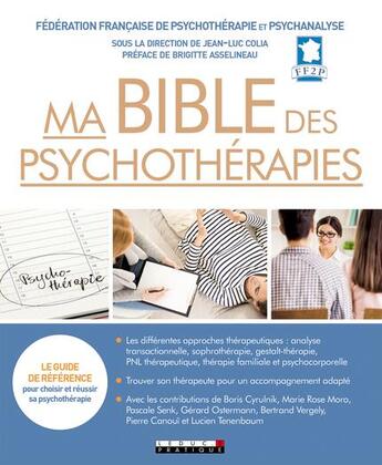 Couverture du livre « Ma bible des psychothérapies » de  aux éditions Leduc