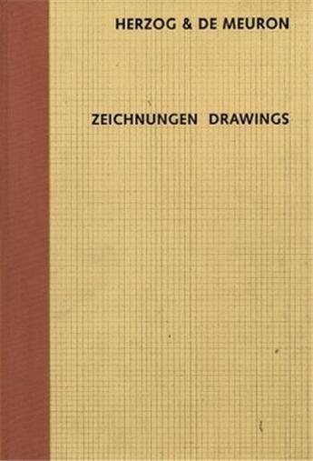 Couverture du livre « Herzog & de meuron zeichnungen drawings » de Herzog Jacques aux éditions Dap Artbook