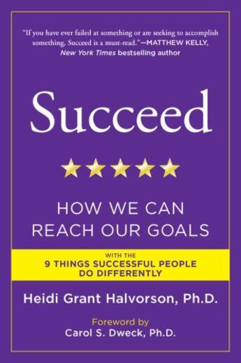 Couverture du livre « Succeed » de Halvorson Heidi Grant aux éditions Penguin Group Us