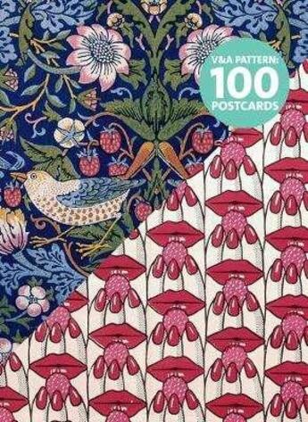 Couverture du livre « V&A Pattern: 100 Postcards » de Non Specifie aux éditions Victoria And Albert Museum