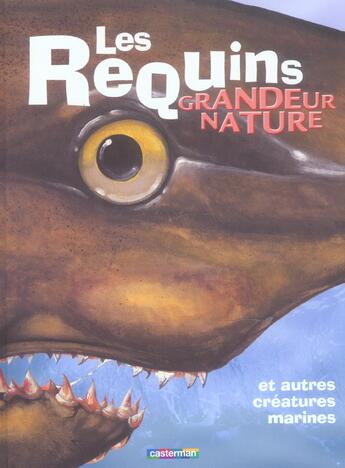 Couverture du livre « Les requins grandeur nature » de  aux éditions Casterman