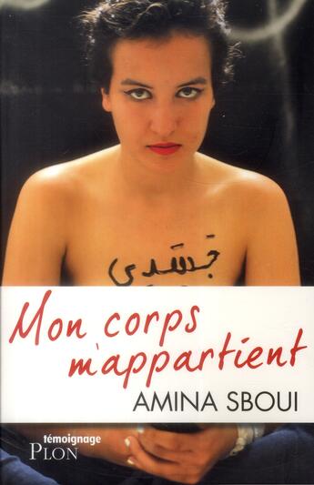 Couverture du livre « Mon corps m'appartient » de Amina Sboui aux éditions Plon