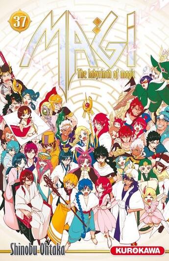 Couverture du livre « Magi, the labyrinth of magic Tome 37 » de Shinobu Ohtaka aux éditions Kurokawa