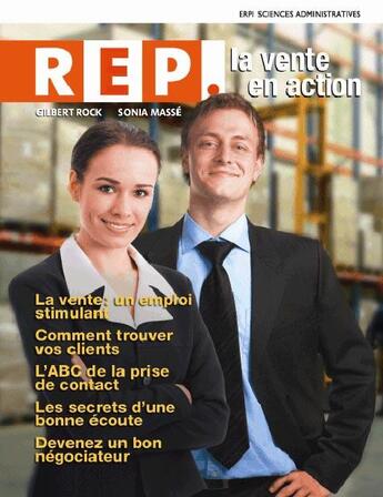 Couverture du livre « La vente en action » de Gilbert Rock et Sonia Masse aux éditions Erpi - Renouveau Pedagogique