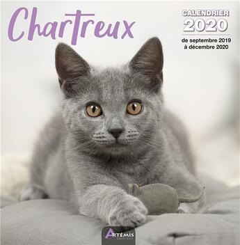 Couverture du livre « Calendrier chartreux (2020) » de  aux éditions Artemis