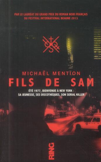 Couverture du livre « Fils de sam » de Michaël Mention aux éditions Ring