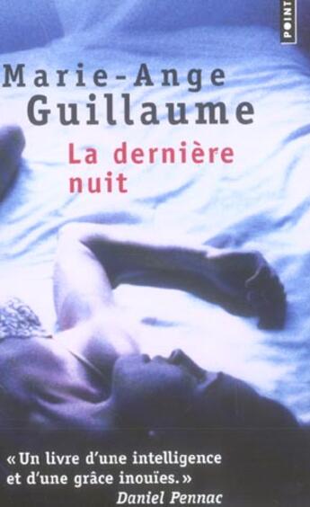 Couverture du livre « La derniere nuit » de Marie-Ange Guillaume aux éditions Points