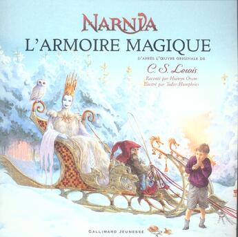 Couverture du livre « Narnia ; l'armoire magique » de Clive-Staples Lewis aux éditions Gallimard-jeunesse