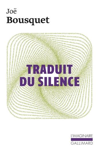 Couverture du livre « Traduit du silence » de Joe Bousquet aux éditions Gallimard