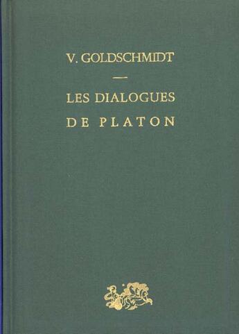 Couverture du livre « Dialogues de platon (les) » de Victor Goldschmidt aux éditions Puf