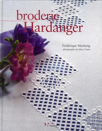 Couverture du livre « Broderie Hardanger » de Marfaing Freder aux éditions L'inedite