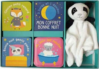 Couverture du livre « Mon coffret doudou - mon coffret bonne nuit » de Atelier Cloro aux éditions 1 2 3 Soleil