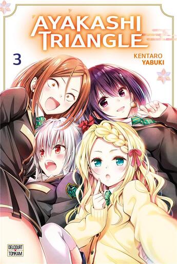 Couverture du livre « Ayakashi triangle Tome 3 » de Kentaro Yabuki aux éditions Delcourt