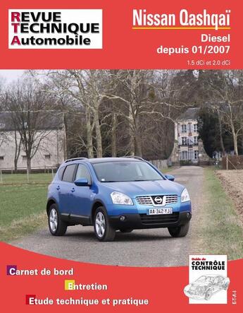 Couverture du livre « Nissan qashqai - diesel depuis 01-2007 » de Etai aux éditions Etai