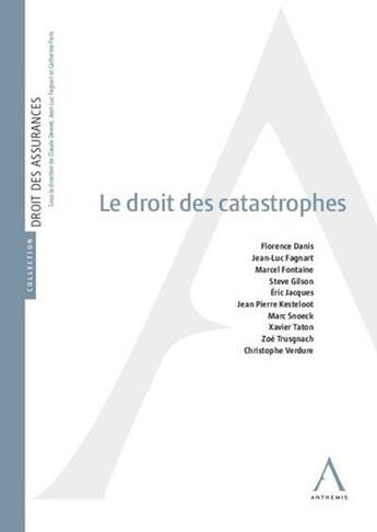 Couverture du livre « Le droit des catastrophes » de  aux éditions Anthemis